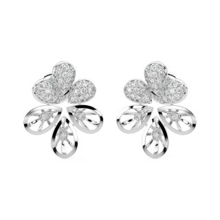 Connie Round Diamond Stud Earrings