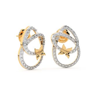 Rio Round Diamond Stud Earrings