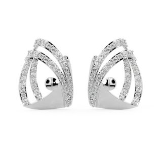 Guilie Round Diamond Stud Earrings