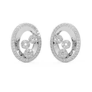 Kalara Round Diamond Stud Earrings