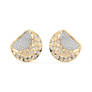 Lenita Round Diamond Stud Earrings