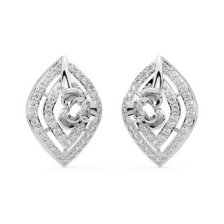 Lillie Round Diamond Stud Earrings