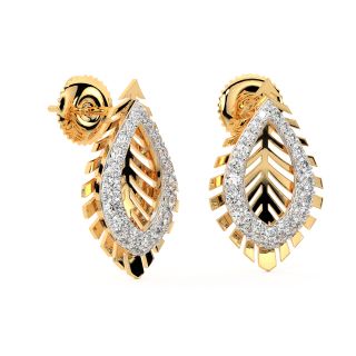 Nautia Round Diamond Stud Earrings
