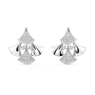 Nixi Round Diamond Stud Earrings