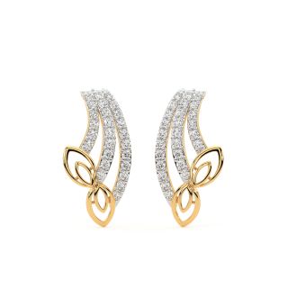 Andrya Round Diamond Stud Earrings