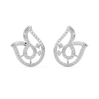 Aki Round Diamond Stud Earrings