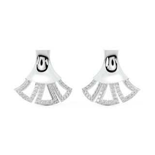 Aika Round Diamond Stud Earrings