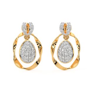 Adelais Round Diamond Stud Earrings