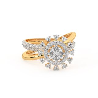 Zakira Round Diamond Engagement Ring