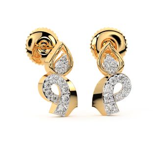 Jennyfer Round Diamond Stud Earrings