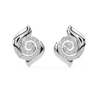 Nyle Round Diamond Stud Earrings