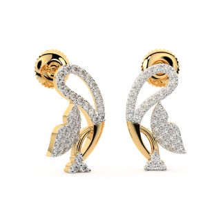 Albion Round Diamond Stud Earrings