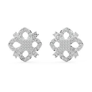 Donal Round Diamond Stud Earrings