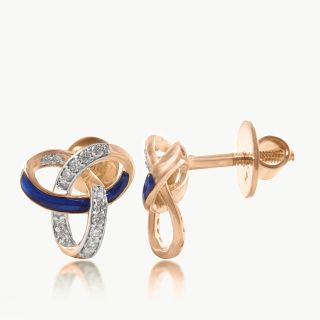 Forever Intertwined Diamond Earrings