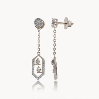 Ethereal Grace Diamond Danglers