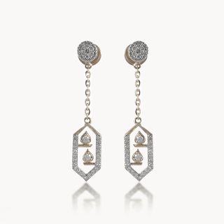 Ethereal Grace Diamond Danglers