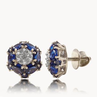 Midnight Majesty Diamond Studs