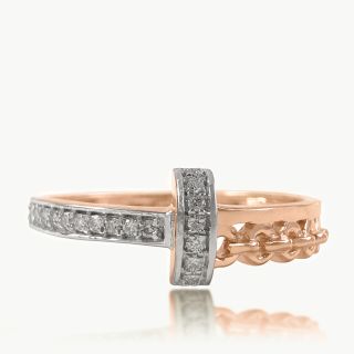 Linear Luxe Diamond Ring
