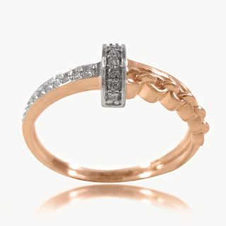 Linear Luxe Diamond Ring
