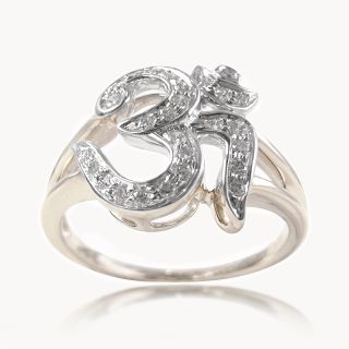 Namah Om Diamond Ring