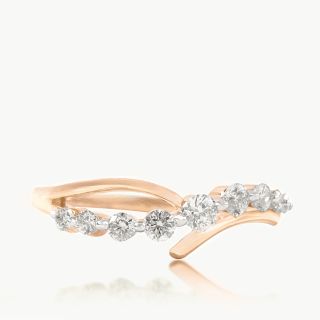 Eterna Wave Diamond Engagement Ring