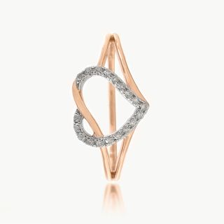 Infinite Heartbeat Diamond Ring