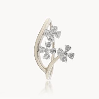 Floral Cascade Diamond Ring