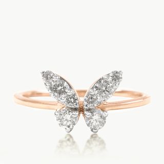 Little Butterfly Diamond Ring