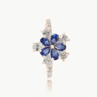 Blue Heirloom Engagement Ring