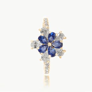 Blue Heirloom Engagement Ring