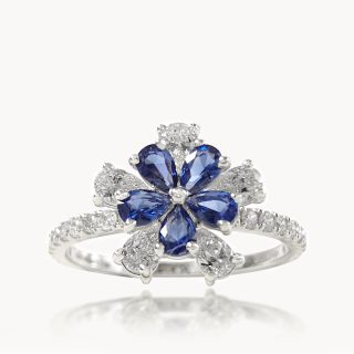 Blue Heirloom Engagement Ring