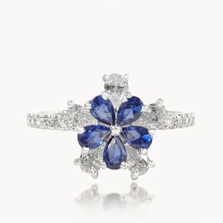 Blue Heirloom Engagement Ring