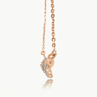 Celestial's curve Diamond Mini-Necklace