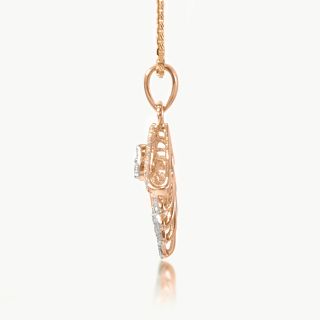 Aurora Flare Diamond Pendant