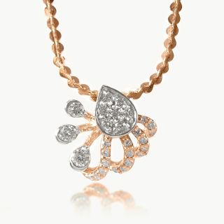 Mystic Flora Diamond Pendant