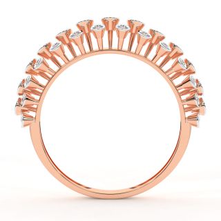 Mira Round Diamond Dainty Ring