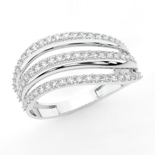 Dior Round Stackable Diamond Engagement Ring