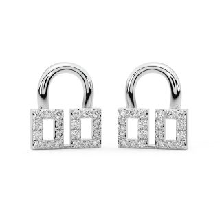 Aaran Round Diamond Stud Earrings