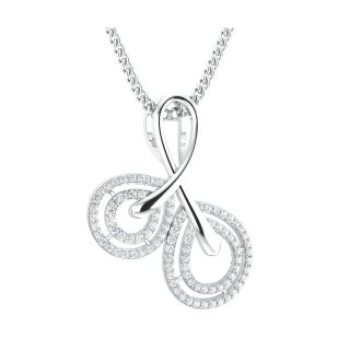 Lean Round Diamond Office Wear Pendant