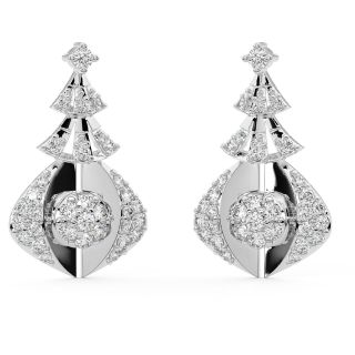 Tommy Round Diamond Stud Earrings