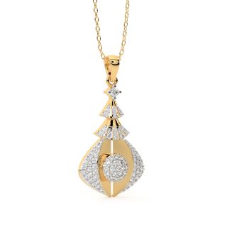 Gunnar Round Diamond Office Wear Pendant