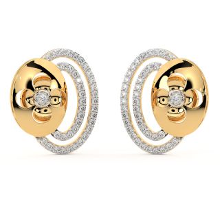 Doe Round Diamond Stud Earrings