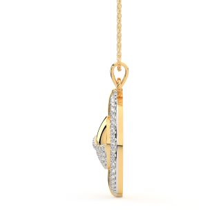 Jena Round Diamond Office Wear Pendant