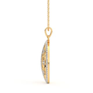 Runa Round Diamond Office Wear Pendant