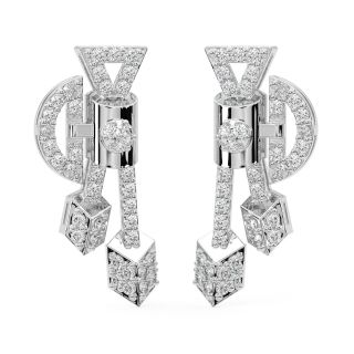 Sharay Round Diamond Stud Earrings