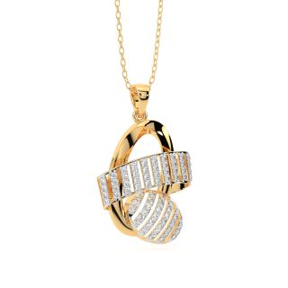 Ture Diamond Office Wear Pendant