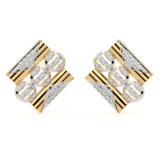 Ambria Round Diamond Stud Earrings