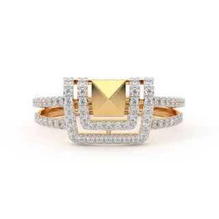Daria Round Diamond Engagement Ring