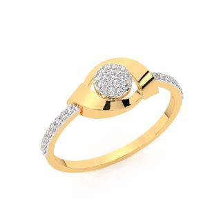 Alanna Round Diamond Dainty Ring