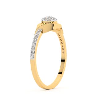 Alanna Round Diamond Dainty Ring